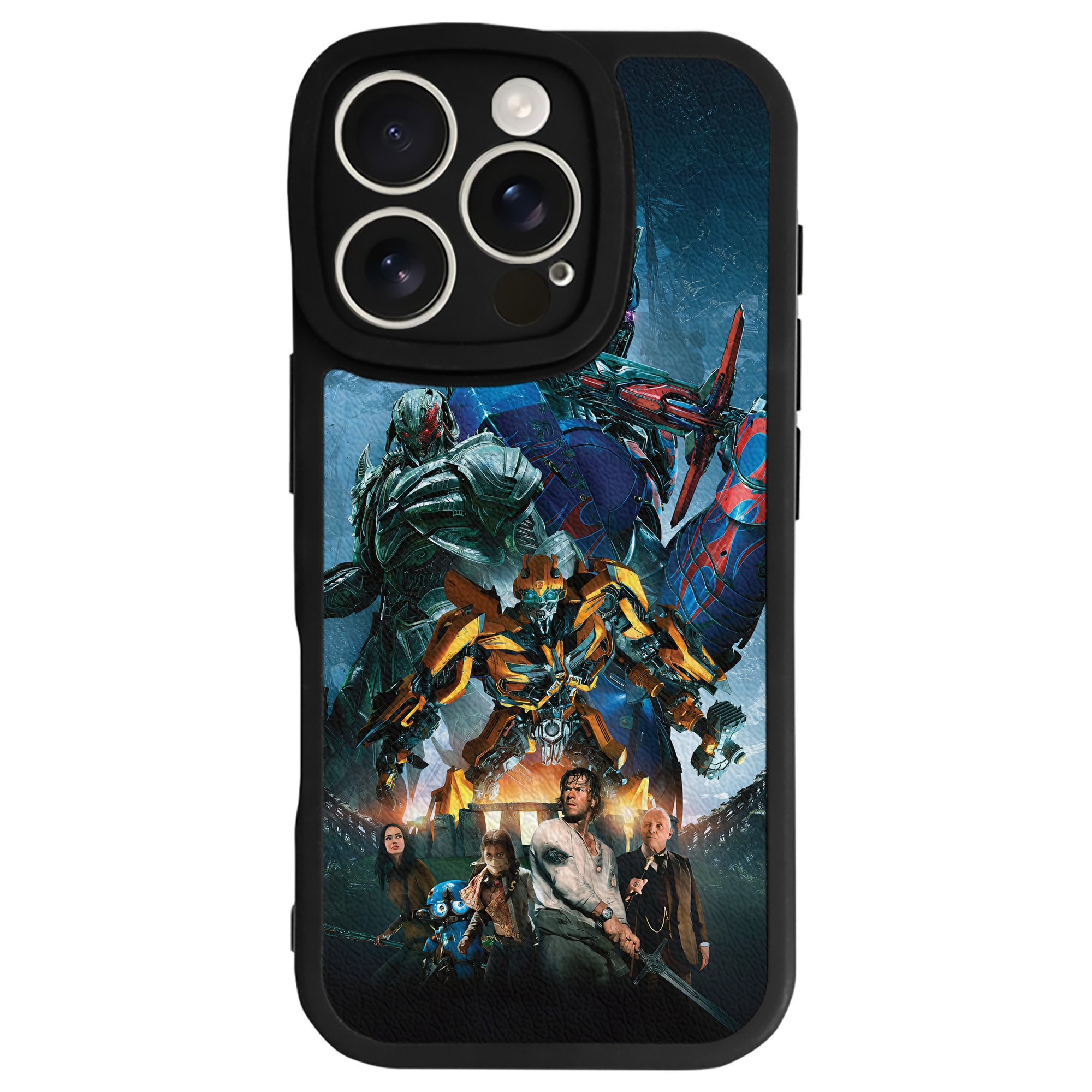 （画像用） Transformers トランスフォーマー 【iPhone 16シリーズ対応】シリコンスマホケース（レザー調） 材質：シリコン